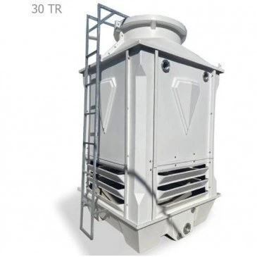 تصویر برج خنک کننده فایبرگلاس مکعبی 30 تن تبرید دماتجهیز 