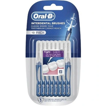 تصویر برس های بین دندانی اورال بی Oral-B Interdental Brushes 10 pack 