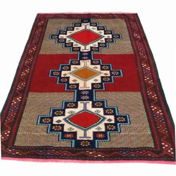 تصویر قالیچه ترکمنی 1.5*1 دستباف – کد 2/92 