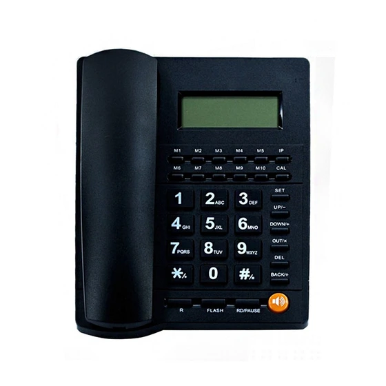 تصویر تلفن با سیم مدل L019 ا L019 Corded Telephone L019 Corded Telephone
