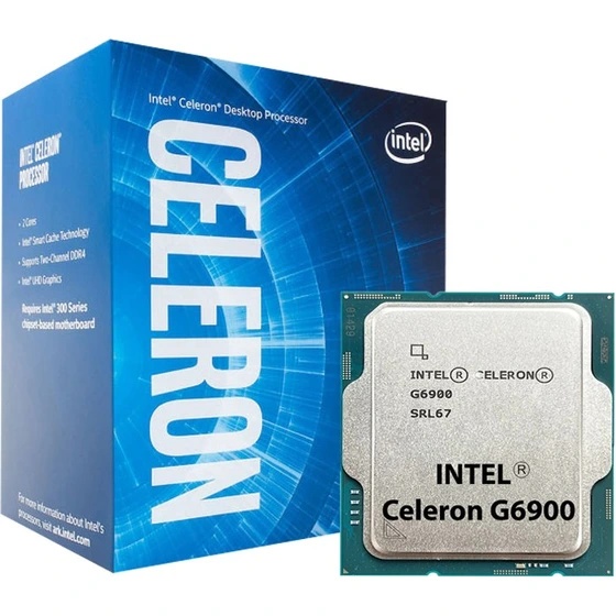 تصویر پردازنده مرکزی اینتل مدل Cel G6900-BOX ا CPU INTEL CPU INTEL