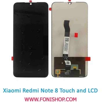 تصویر تاچ و ال سی دی شیائومی Xiaomi Redmi Note 8 ا Xiaomi Redmi Note 8 LCD Screen and Digitizer Xiaomi Redmi Note 8 LCD Screen and Digitizer