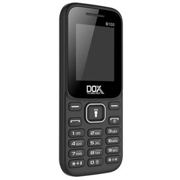 تصویر گوشی موبایل داکس مدل بی صد دو سیم کارت مشکی DOX B100 