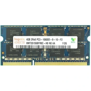 تصویر رم لپ تاپ DDR3 تک کاناله 1333 مگاهرتز CL9 هاینیکس مدل PC3-10600s ظرفیت 4 گیگابایت 