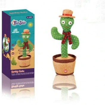 تصویر عروسک کاکتوس رقصنده موزیکال سخنگو ا Dancing musical talking cactus doll Dancing musical talking cactus doll