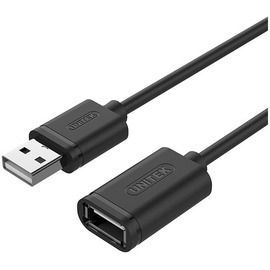 تصویر کابل افزایش طول USB یونیتک مدل Y-C449GBK به طول ۱.۵ متر 