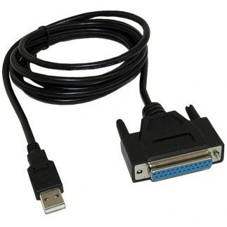 تصویر تبدیل USB به پارالل 25 پین (پرینتر) 
