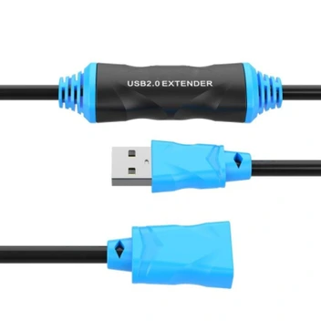 تصویر کابل افزایش طول USB 2.0 کی نت طول 10 متر 