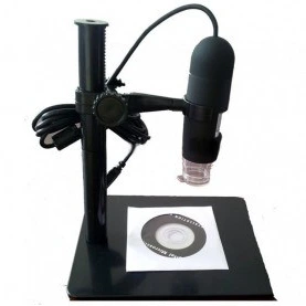 تصویر میکروسکوپ دیجیتال 1000X USB Digital Microscope پایه چرخان 