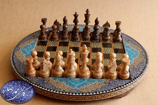 تصویر مهره شطرنج چوبی متوسط کاظمی 