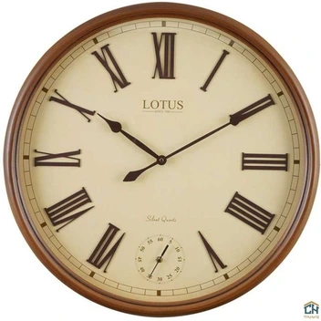 تصویر ساعت دیواری چوبی لوتوس مدل BEVERLYHILLS کد W-152 