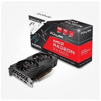 تصویر کارت گرافیک سافایر مدل PULSE AMD Radeon™ RX 6600 حافظه 8 گیگابایت ا Sapphire PULSE AMD Radeon™ RX 6600 8G GDDR6 Graphics Card Sapphire PULSE AMD Radeon™ RX 6600 8G GDDR6 Graphics Card