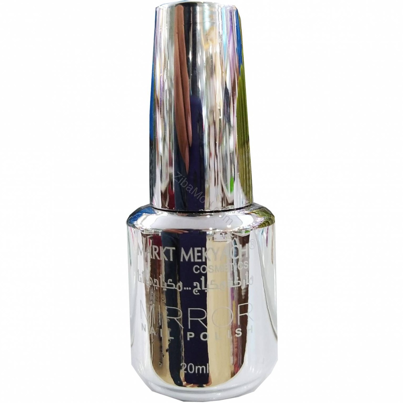 خرید و قیمت لاک ناخن آینه ای MARKT MEKYACH مدل MIRROR رنگ نقره ای ا MARKT  MEKYACH nail polish NUDE Silver | ترب