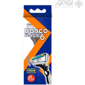 تصویر خودتراش مردانه دورکو مدل Dorco Pace 6 ا Dorco Pace 6 Shave Blade For Men Dorco Pace 6 Shave Blade For Men