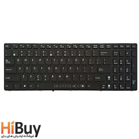 تصویر صفحه کلید  لپ تاپ ایسوس K53 ا Asus K53  Laptop Keyboard Asus K53  Laptop Keyboard