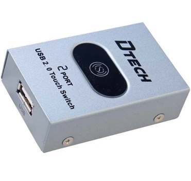 تصویر دیتا سوئیچ پرینتر 2 پورت USB دیتک مدل DTECH DT-8321 