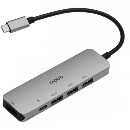 تصویر هاب USB3.1 Type-C رپوو مدل XD100 ا XD100 5 in 1 USB C Hub XD100 5 in 1 USB C Hub