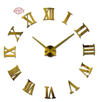 تصویر ساعت دیواری آتریکس مدل اعداد رومی کد S0028 