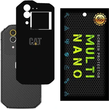 تصویر برچسب پوششی MultiNano مدل X-F1M-Black برای پشت موبایل Cat S60 