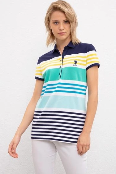 تصویر تی شرت زنانه برند پولو ( US POLO ASAN ) مدل تیشرت آبی سرمه ای - کدمحصول 423193 