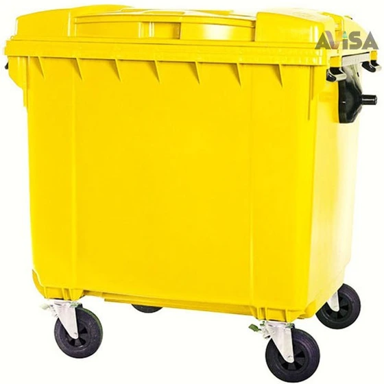 تصویر سطل زباله پلاستیکی مخزن پلی اتیلن چهار چرخ 660 لیتری - متنوع ا Bucket Bucket