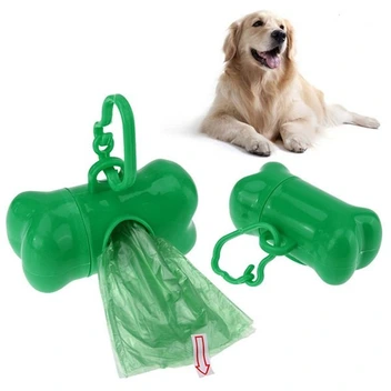 تصویر محفظه کیسه جمع آوری مدفوع سگ به همراه زاپاس ا Pet Washte Bags Pet Washte Bags