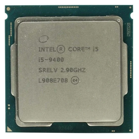 تصویر پردازنده تری اینتل مدل Core i5-9400 با فرکانس 2.9 گیگاهرتز ا Core i5-9400 2.9GHz LGA 1151 Coffee Lake TRAY CPU Core i5-9400 2.9GHz LGA 1151 Coffee Lake TRAY CPU
