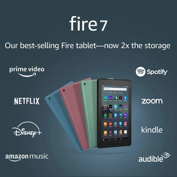 تصویر تبلت آمازون Fire 7 | حافظه 16 گیگابایت ا Amazon Fire 7 16 GB Amazon Fire 7 16 GB
