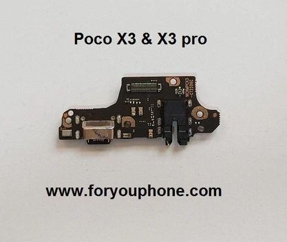 تصویر برد شارژ گوشی شیائومی پوکو X3 Pro ا Xiaomi Poco X3 Pro charging board submain Xiaomi Poco X3 Pro charging board submain