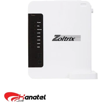 تصویر مودم روتر زولتریکس سری +ADSL2 و بی سیم مدل ZW444 