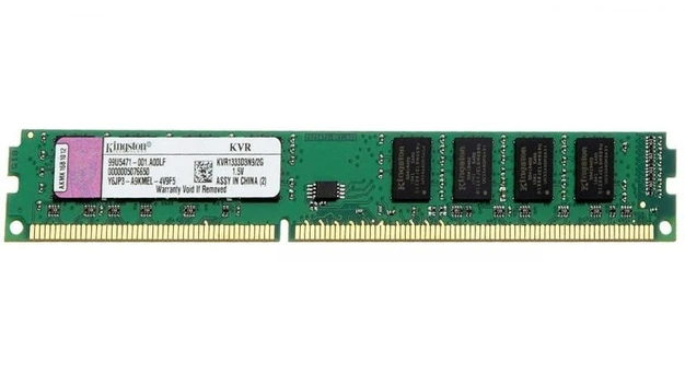 تصویر رم کامپیوتر کینگستون مدل DDR3 10600MHz CL9 ظرفیت 8 گیگابایت ا Kingston 8GB DDR3 10600 Kingston 8GB DDR3 10600
