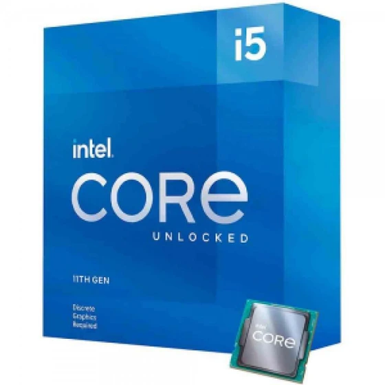 تصویر پردازنده اینتل Comet Lake Core i5-11600K بدون جعبه ا Intel Comet Lake Core i5-11600K CPU Tray Intel Comet Lake Core i5-11600K CPU Tray