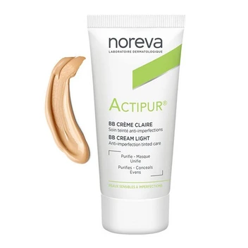 تصویر بی بی کرم اکتیپور نوروا | Noreva Actipur BB Cream | Light ا Noreva Actipur BB Cream Noreva Actipur BB Cream
