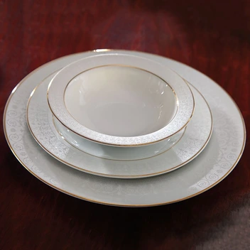 تصویر سرویس چینی زرین 6 نفره غذاخوری سپید صدف (28 پارچه) ا Zarin Iran ItaliaF Name 28 Pieces Porcelain Dinnerware Set Zarin Iran ItaliaF Name 28 Pieces Porcelain Dinnerware Set