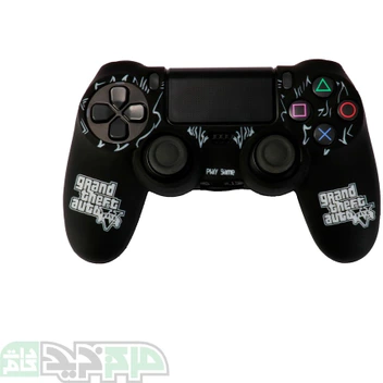تصویر کاور سیلیکونی دسته PS4 طرح جی تی ای ا PlayStation 4 Controller Cover GTA Design PlayStation 4 Controller Cover GTA Design