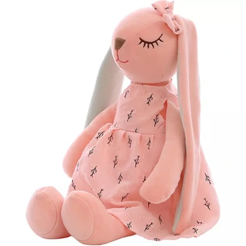 تصویر عروسک خرگوش گوش دراز لباس دار Baby Dream ا baby rabbit doll code:0299624 baby rabbit doll code:0299624