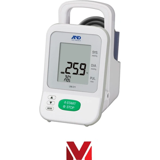 تصویر دستگاه فشار خون دیجیتال خودکار حرفه ای A&D Medical UM-211 