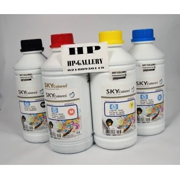 تصویر جوهر پرینتر یک لیتر 4 رنگ اسکای اچ پی HP SKY - 1000cc 