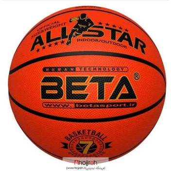 تصویر توپ بسکتبال بتا مدل آل استار BETA ALL STAR سایز ۶ و ۷ کد VM281 