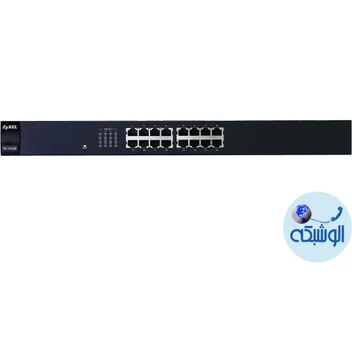 تصویر سوئیچ زایکسل ES-1016B 16-Port Desktop Ethernet Switch 