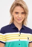 تصویر تی شرت زنانه برند پولو ( US POLO ASAN ) مدل تیشرت آبی سرمه ای - کدمحصول 423193 