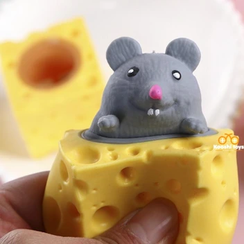 تصویر فیجت موش و پنیر - موش قهوه ای ا Mouse and cheese Fidget Mouse and cheese Fidget
