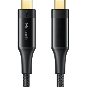 تصویر کابل فست شارژ تایپ سی مک دودو Mcdodo THUNDERBOLT 3 USB-C data cable 100W PD 0.8m CA-8760 
