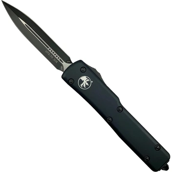 تصویر چاقو تاکتیکال اتومات مایکروتک او تی اف (high copy) Microtech Tactical UTX-70 Dagger OTF Auto Knife, Black Blade 