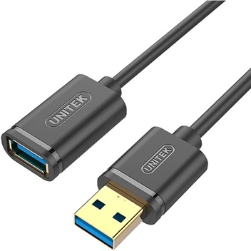 تصویر کابل افزایش طول USB3.0 یونیتک مدل Y-C456GBK به طول ۰.۵ متر 